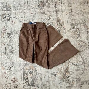 Brown corduroy flare pants - Size 0 - Old Navy
